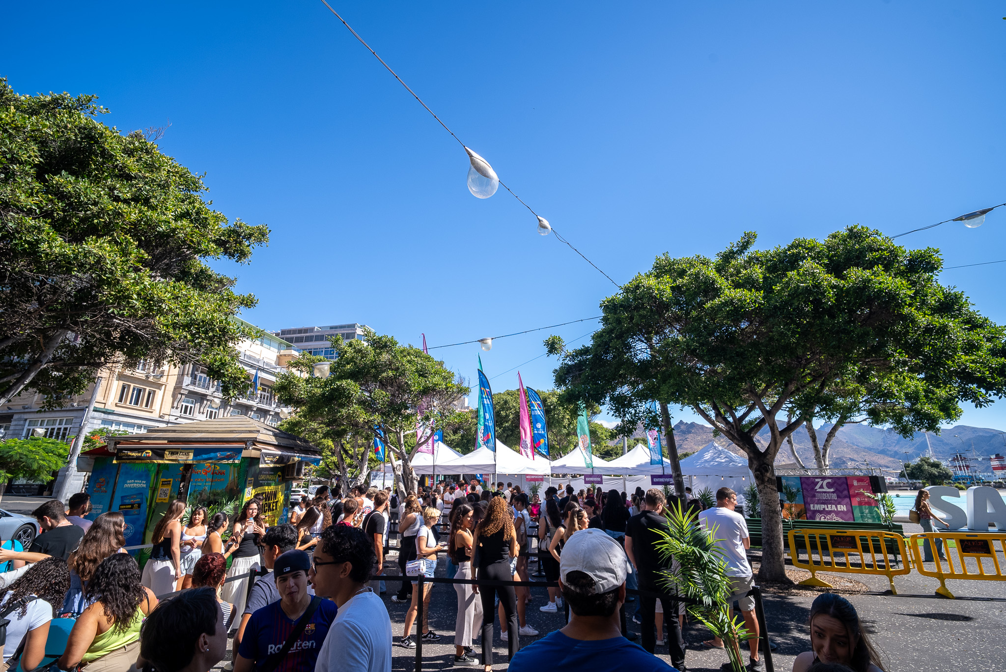 2.500 personas aspiran a los 600 empleos del Tenerife Cook Music Fest