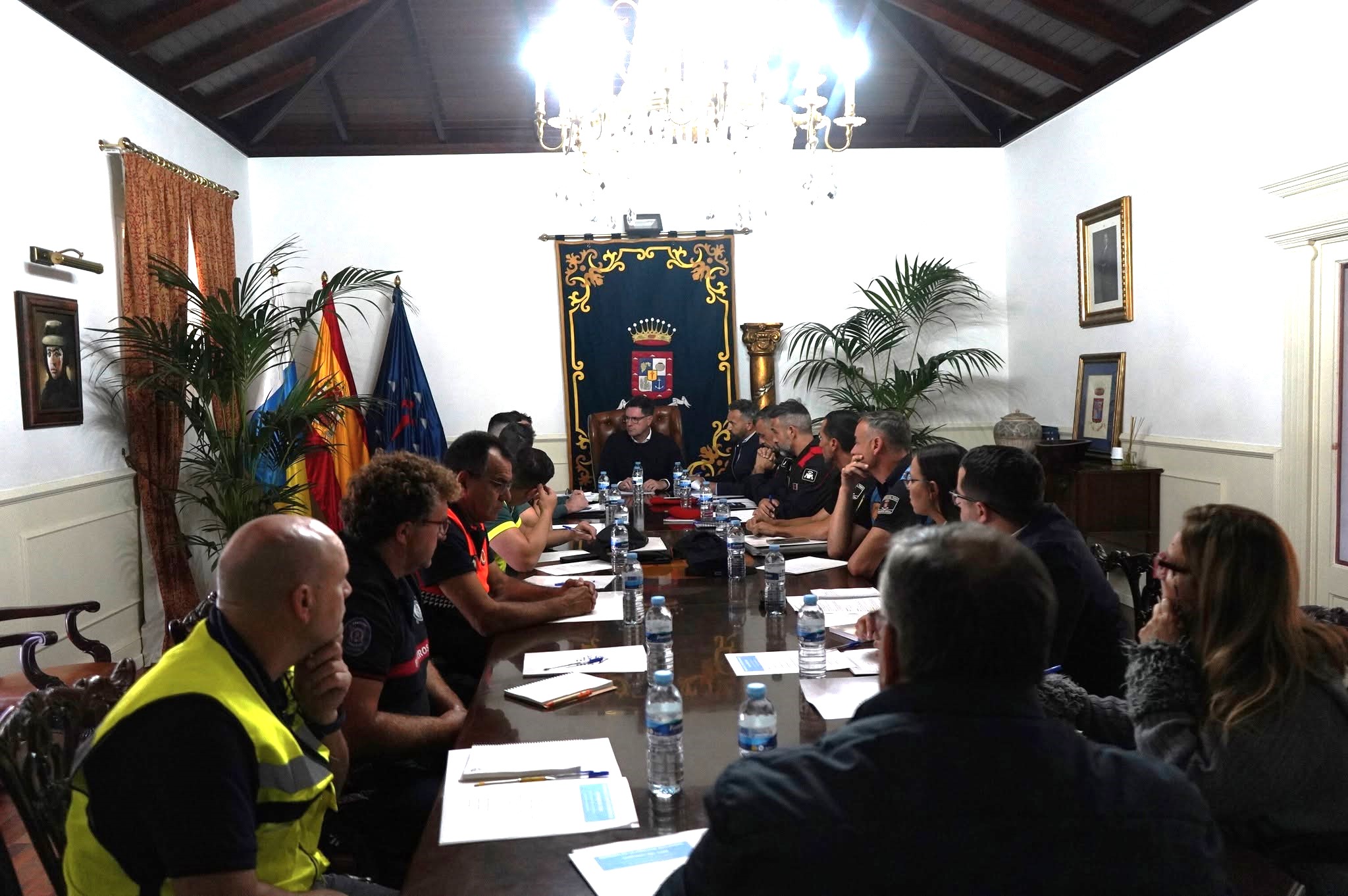 El Ayuntamiento de Santiago del Teide coordina un amplio dispositivo de seguridad para las Fiestas del Carmen de Puerto de Santiago