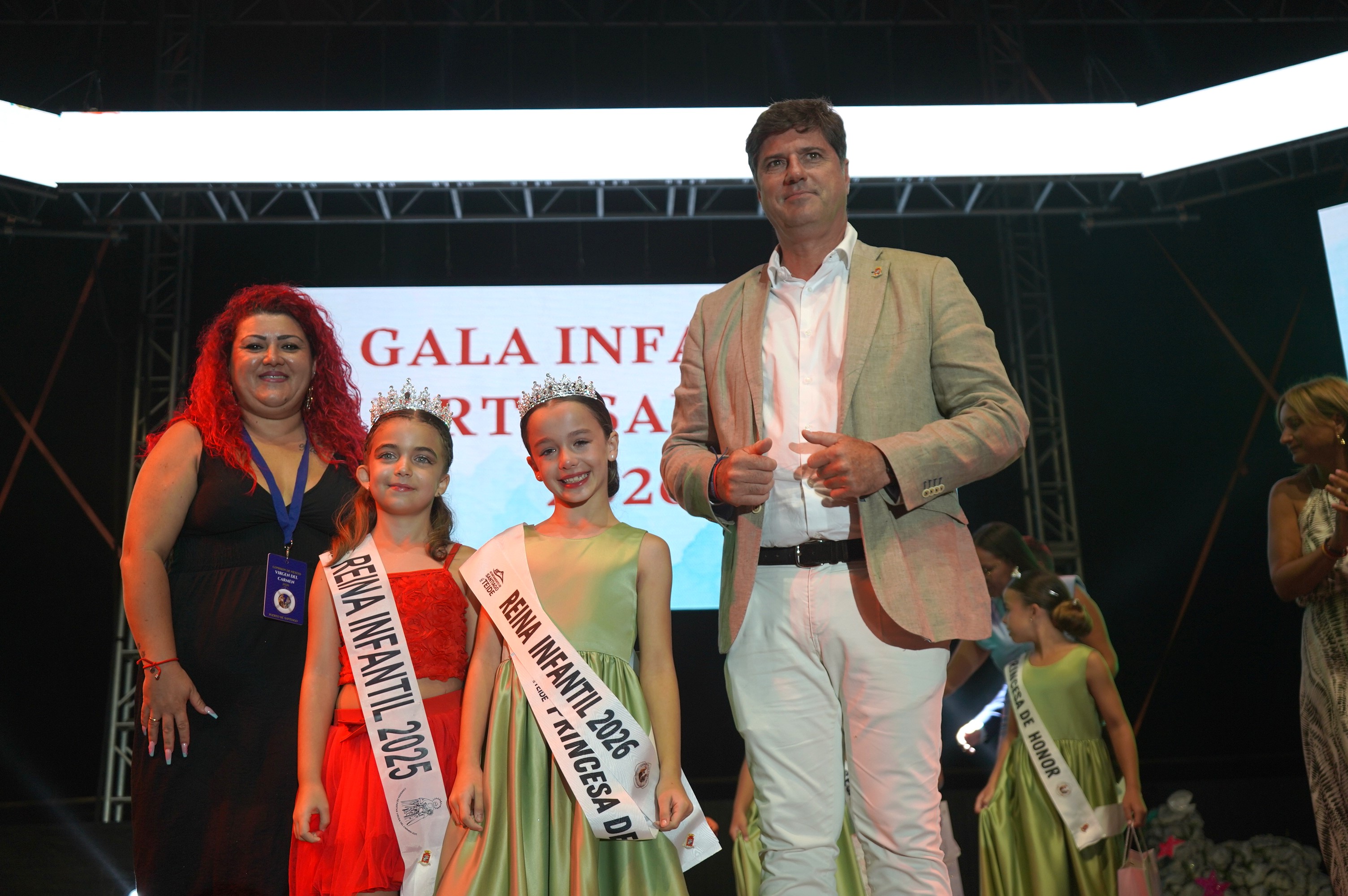 Mía González González, Reina Infantil de las Fiestas en Honor a la Virgen del Carmen de Puerto de Santiago 2026